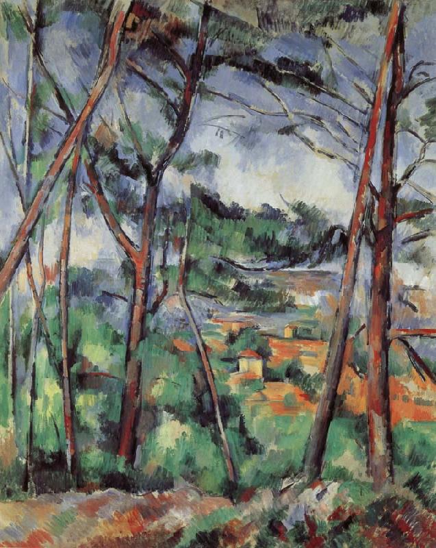 Paul Cezanne Lanscape near Aix-the Plain of the arc river
